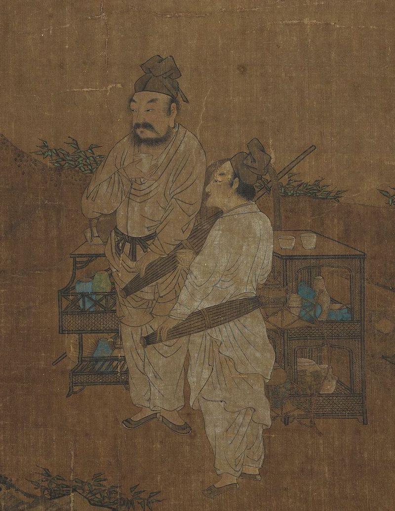 重拾“圍爐煮茶”文化，一起看看故宮藏畫里的“圍爐煮茶”[精制鋼圍爐茶桌](圖8)