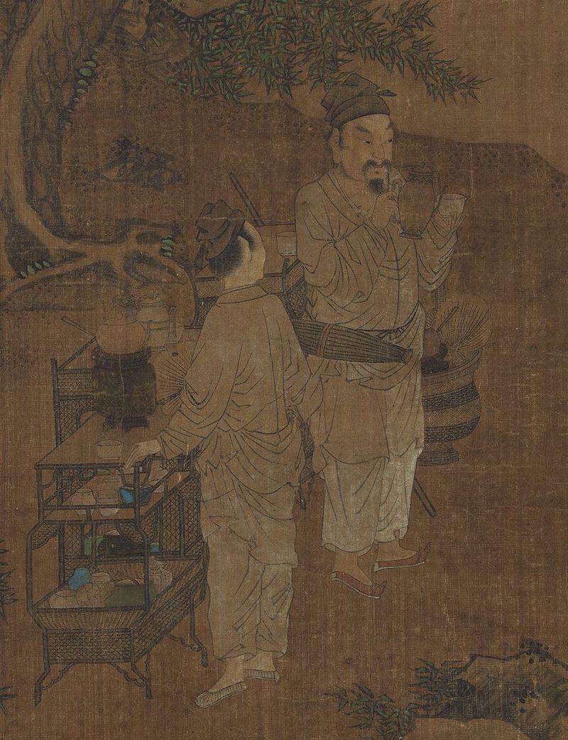 重拾“圍爐煮茶”文化，一起看看故宮藏畫里的“圍爐煮茶”[精制鋼圍爐茶桌](圖9)