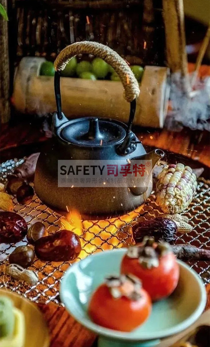 圍爐煮茶小貼士：火災(zāi)、中毒、燙傷需防范[精制鋼圍爐茶桌](圖2)