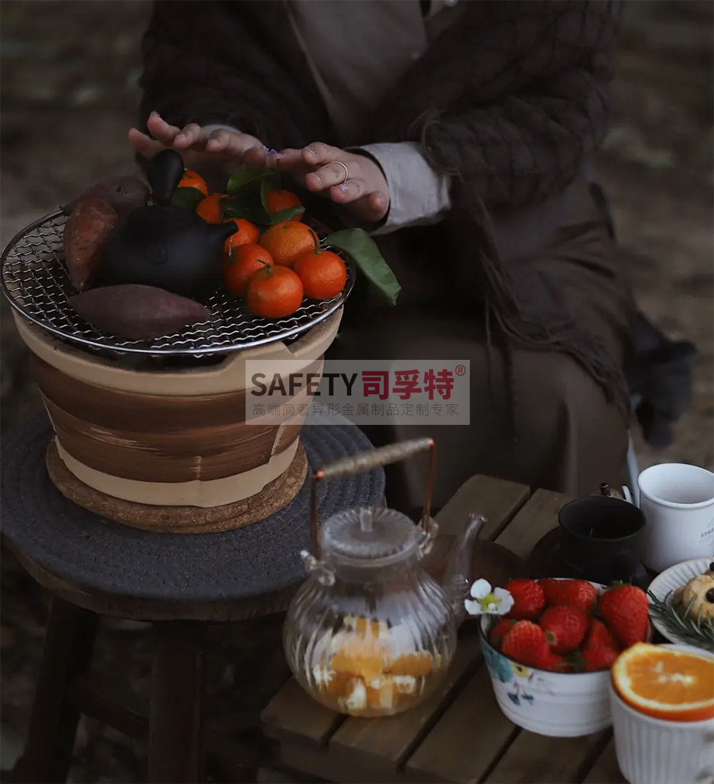 圍爐煮茶小貼士：火災(zāi)、中毒、燙傷需防范[精制鋼圍爐茶桌](圖3)
